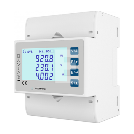 Analizator parametrów sieci 3 Fazy 100A/200A/300A/400A z przekładnikami